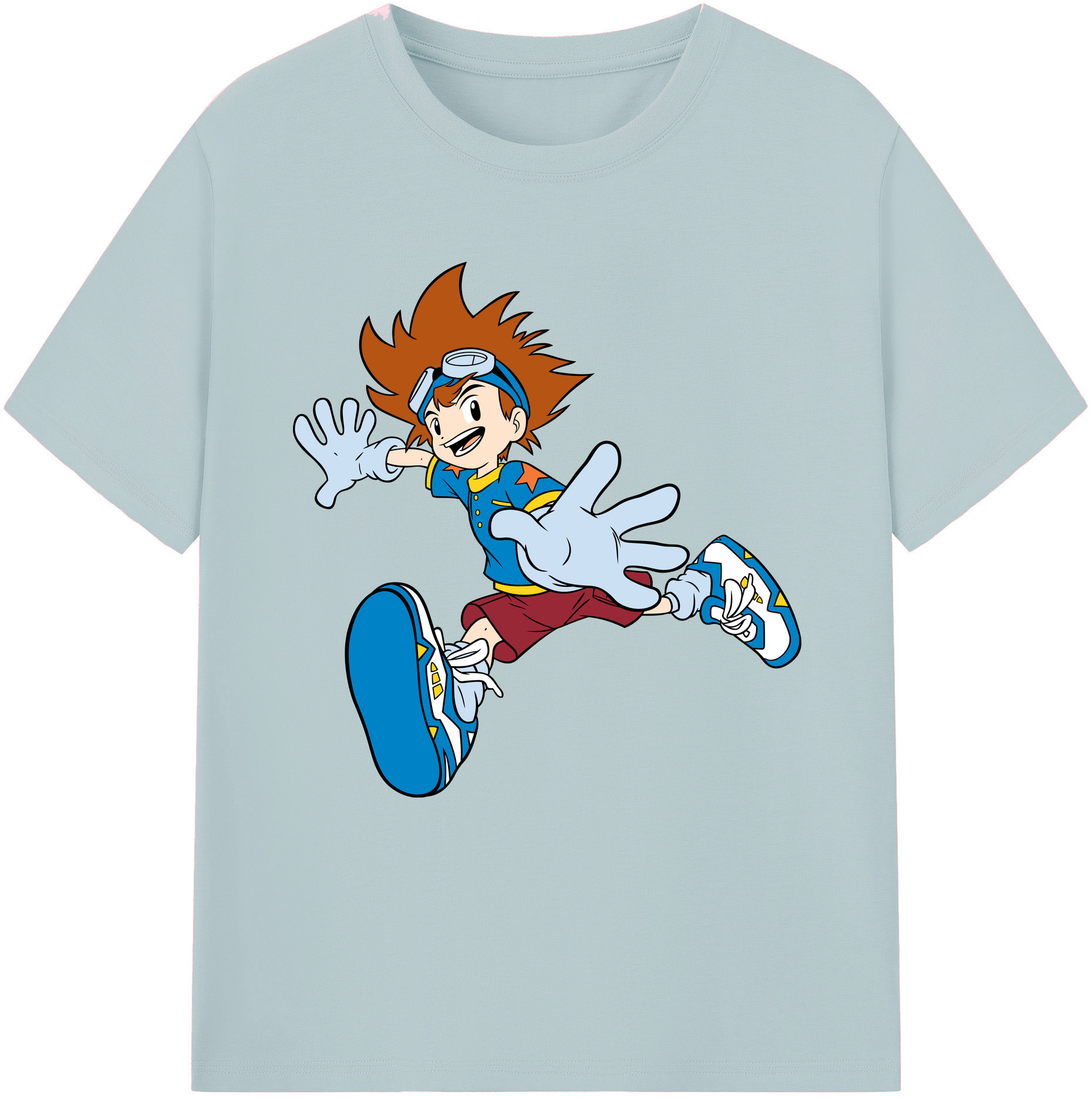 （画像用） Digimon デジタルモンスター/デジモン 綿100％半袖Tシャツ（フロントプリント）
